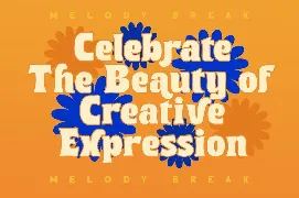 Melody Break font