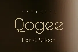 Qogee Font