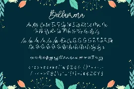 Bellamona - Beautiful Monoline font