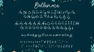 Bellamona - Beautiful Monoline font