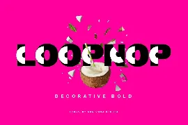 Loopnop - Decorative Font