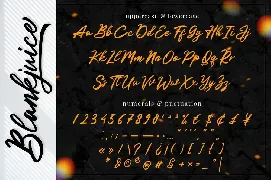 BlackJuice - Signature Font