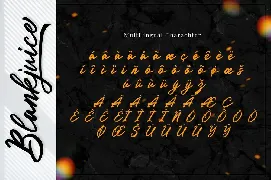 BlackJuice - Signature Font