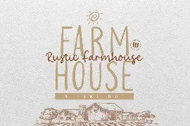 Rustic Farmhouse - An Aesthetic Font Duo