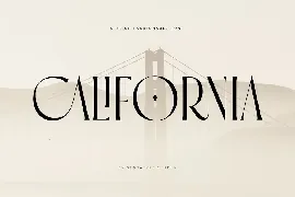 California - Stylish Fashion Font