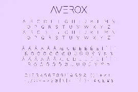 averox - Futuristic Sans font