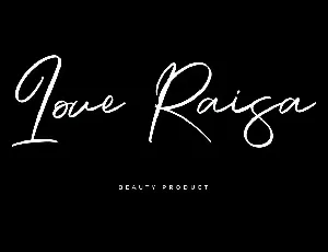 Jaming Signature Brush Font