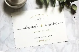 Overthinking - Modern Calligraphy font