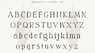 Midleson font