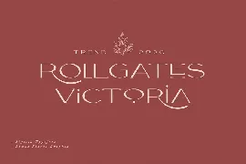 Rollgates Victoria font