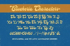 Blueheria font