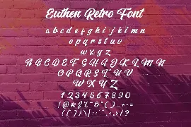 Euthen Retro Font