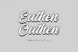 Euthen Retro Font