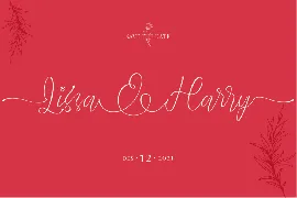 Corria and Bobby - A Wedding Font