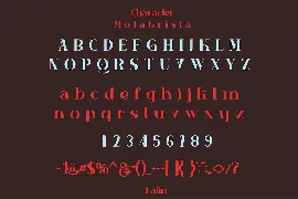 Molabrista font