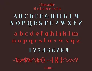 Molabrista font