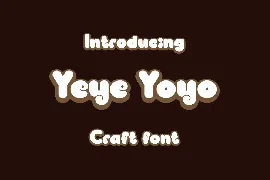 Yeye Yoyo font