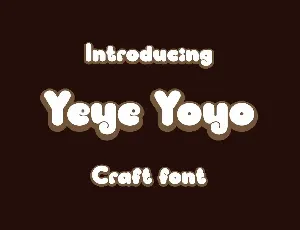 Yeye Yoyo font