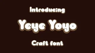 Yeye Yoyo font