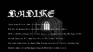 Badike - Vintage Font