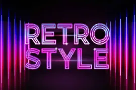 Neonblitz - Retro Neon font