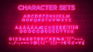 Neonblitz - Retro Neon font