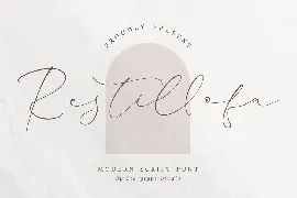 Restillofa Modern Script Font