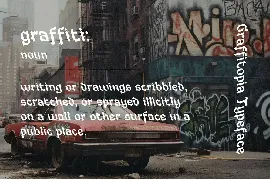 Graffitopia - Urban Graffiti Font