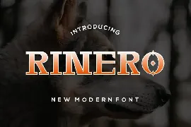 Rinero font