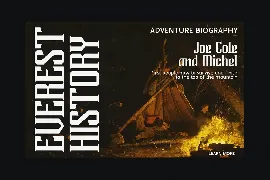 Resenger - Vintage Wild Adventure Display Font