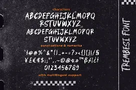 Trembesi - Handwriting Brush Font