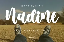 Nadine - Handwritten Font