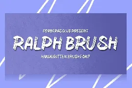 Ralph Brushes font