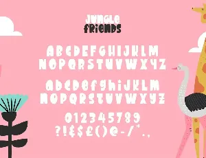 Jungle Friends Font