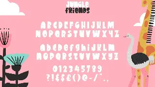 Jungle Friends Font