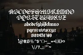 Gloriana - Blackletter Font