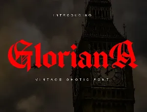 Gloriana - Blackletter Font