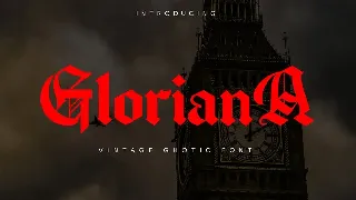 Gloriana - Blackletter Font