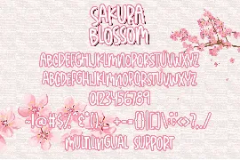 Sakura Blossom - Handwritten Font