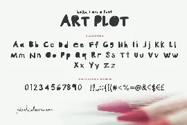 Art Plot Bold Hand Drawn Font