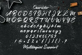 Manthesy - Brush Script Font