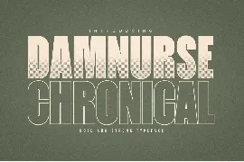 DAMNURSE CHRONICAL font