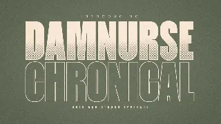 DAMNURSE CHRONICAL font