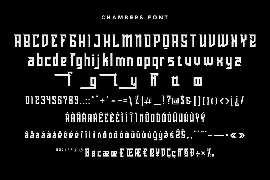 Chambers Esport Decorative Font