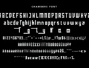 Chambers Esport Decorative Font