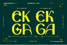 Anomega font