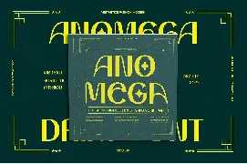 Anomega font