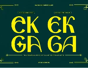 Anomega font