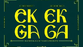 Anomega font