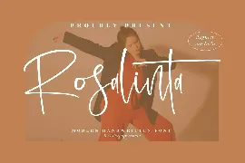 Rosalinta Modern Handwritten Font